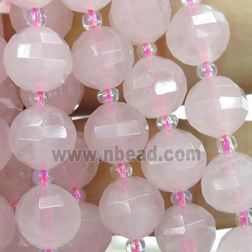 Rose Quartz lantern beads