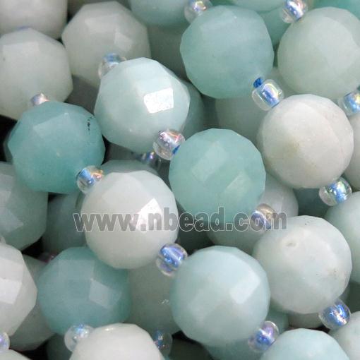 blue Amazonite lantern beads