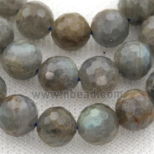 Labradorite Beads, faceted round