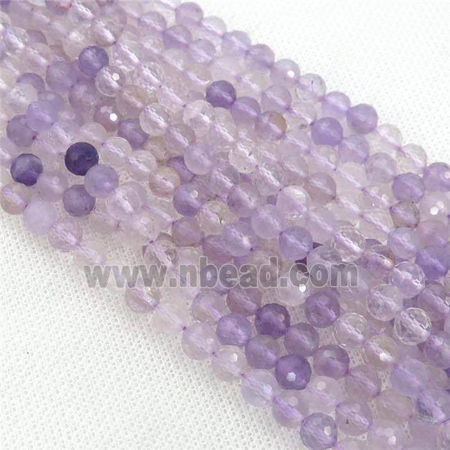 Ametrine Beads, faceted round