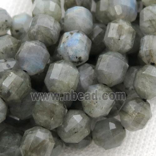 Labradorite bullet beads