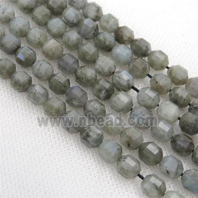 Labradorite bullet beads