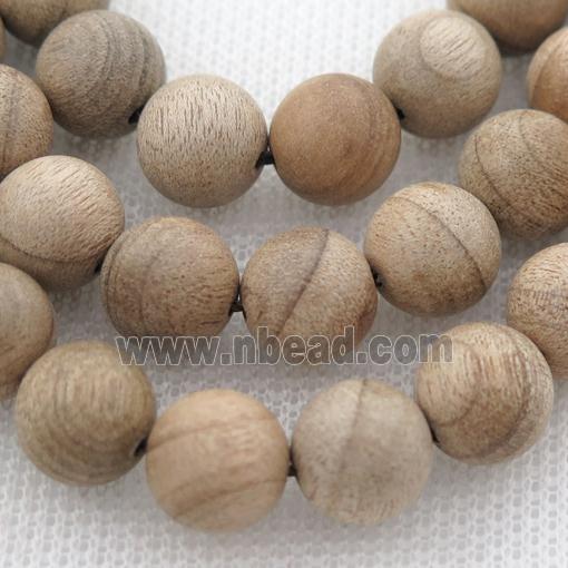 natural Wood Beads, beige, round