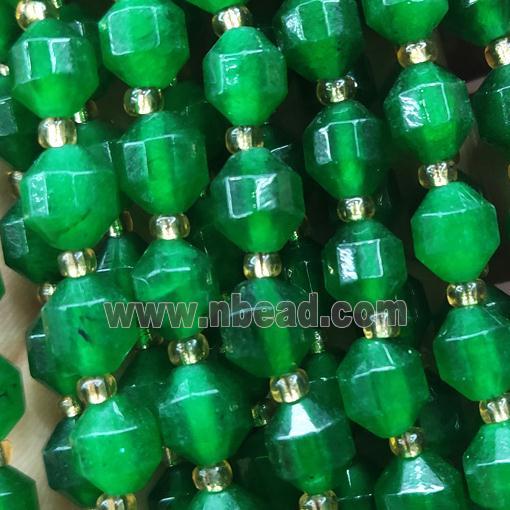 green Jade bullet beads
