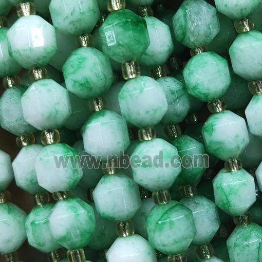 green Jade bullet beads