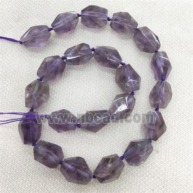 Amethyst Beads, freeform