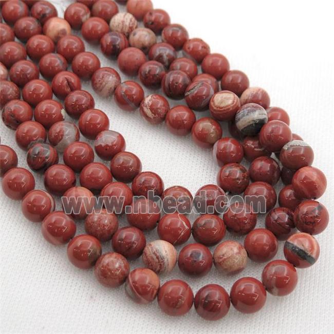Red Jasper Beads, round