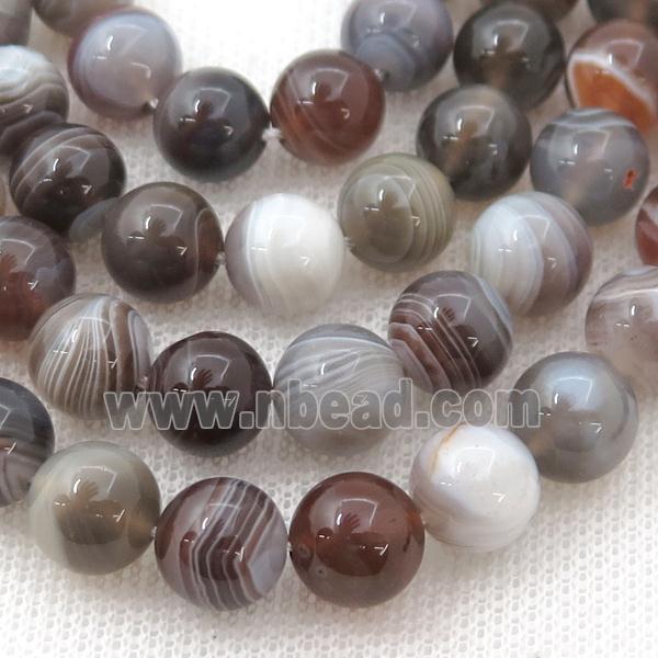 Botswana Agate Beads, round