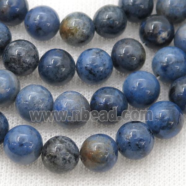 blue Dumortierite Beads, round
