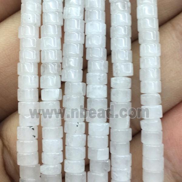 white Jade heishi beads