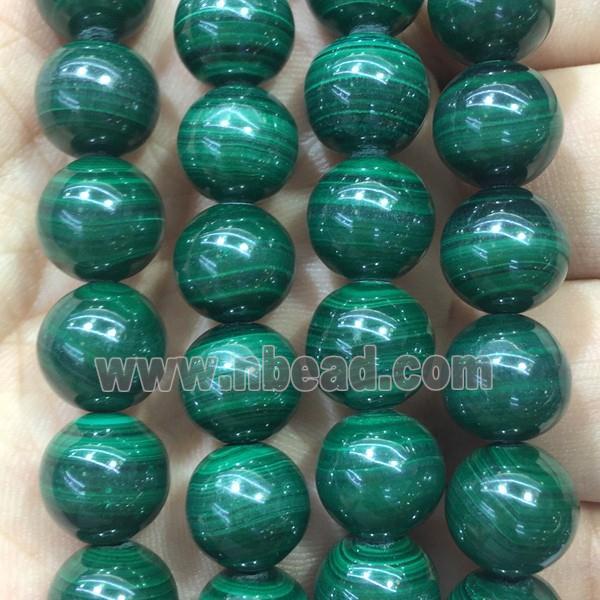 natural green Malachite Beads, round