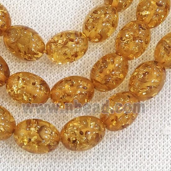 synthetic Amber barrel Beads