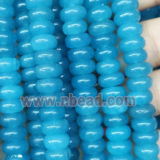 blue Jade rondelle beads