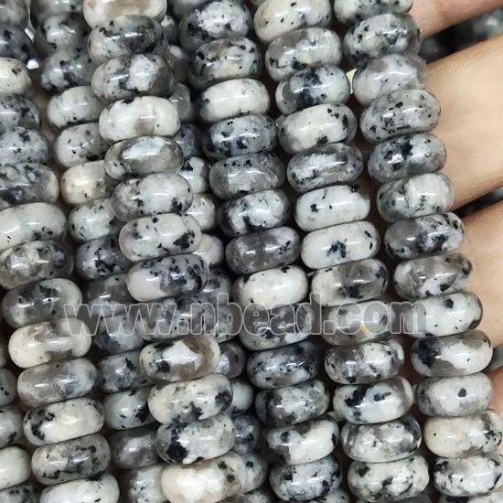 Jade rondelle beads, spot