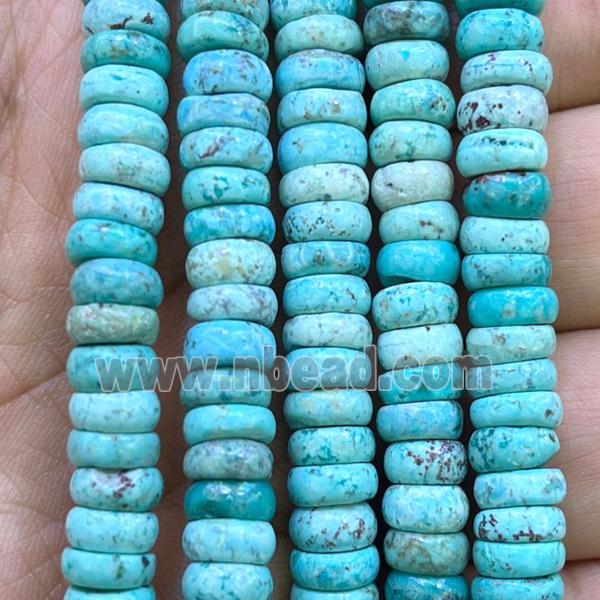 natural blue Turquoise heishi beads