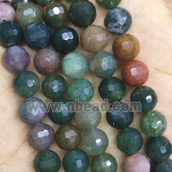 Indian Agate Beads faceted round