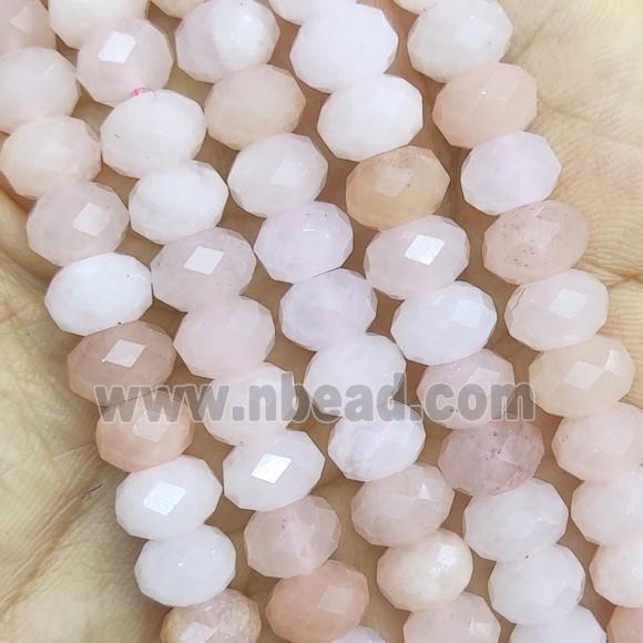 Pink Aventurine Beads faceted rondelle