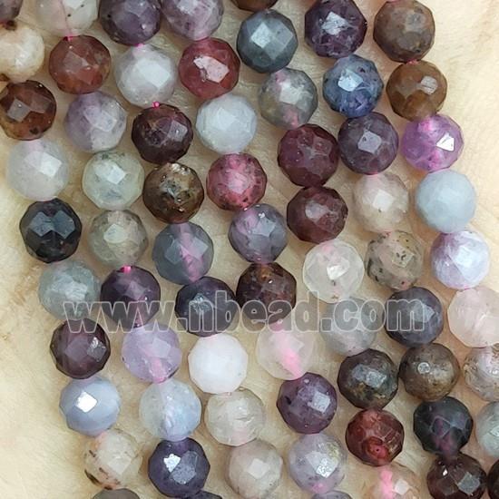 Mix Spinel Beads Faceted Round B-Grade
