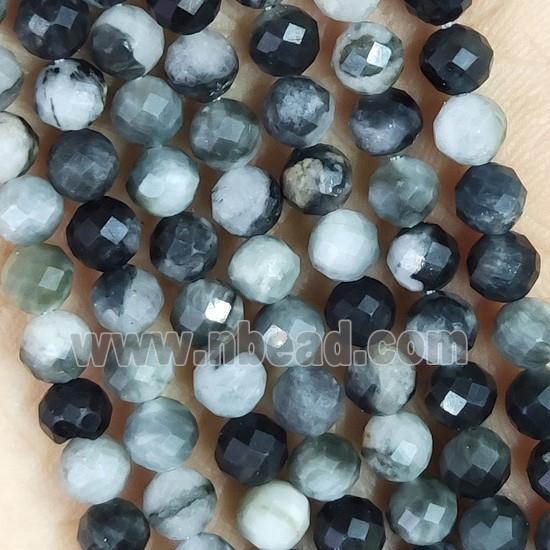 HawkEye Stone Beads Faceted Round