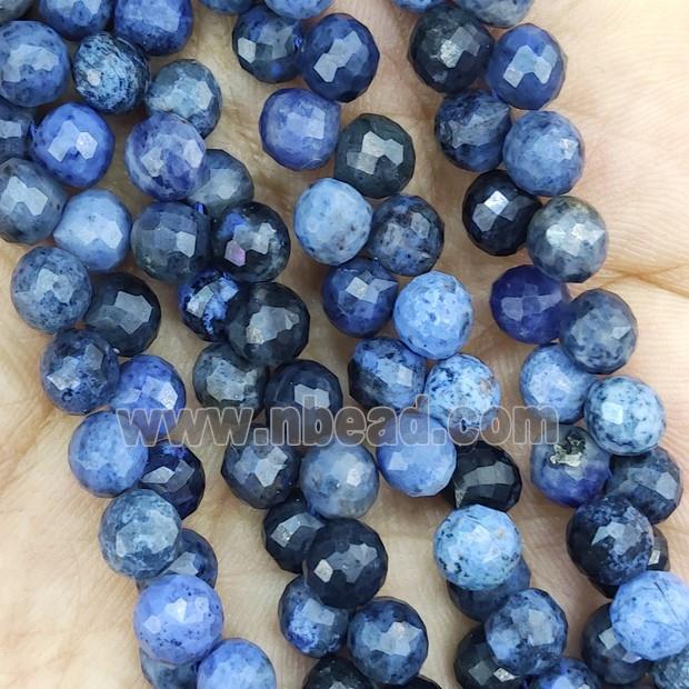 Blue Dumortierite Teardrop Beads A-Grade Topdrilled