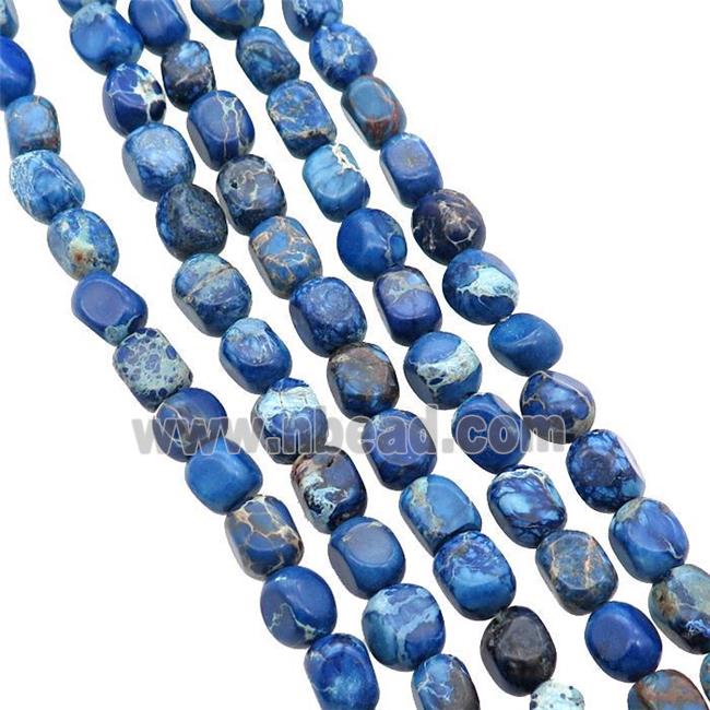 LapisBlue Imperial Jasper Beads Freeform