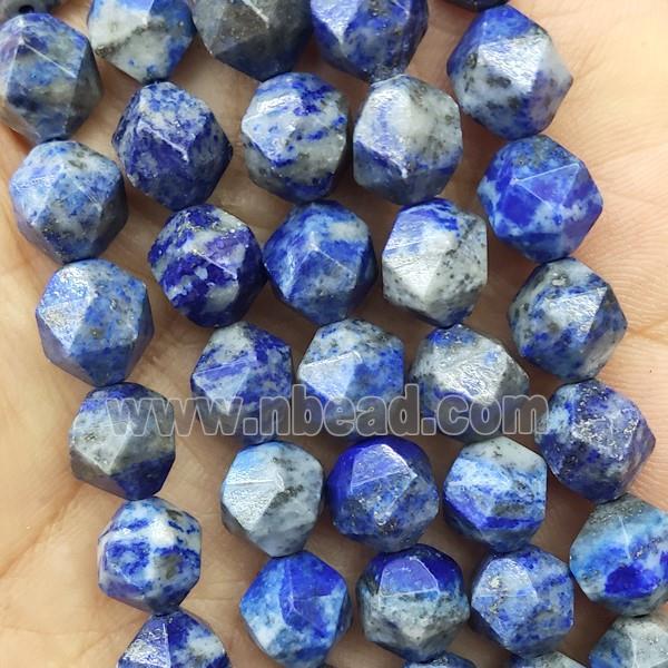 Natural Lapis Lazuli Beads Cut Round