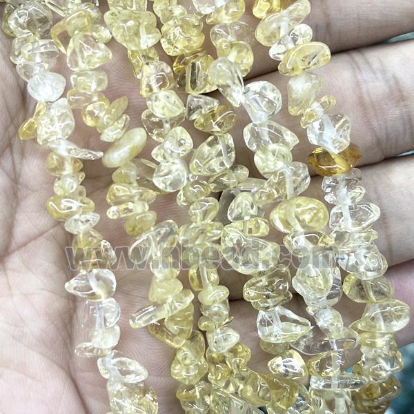 Yellow Citrine Beads Chip