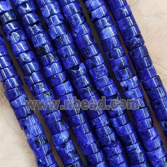 Blue Sodalite Heishi Beads Dye