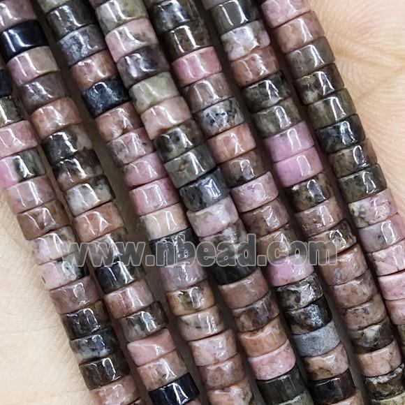 Pink Rhodonite Heishi Beads