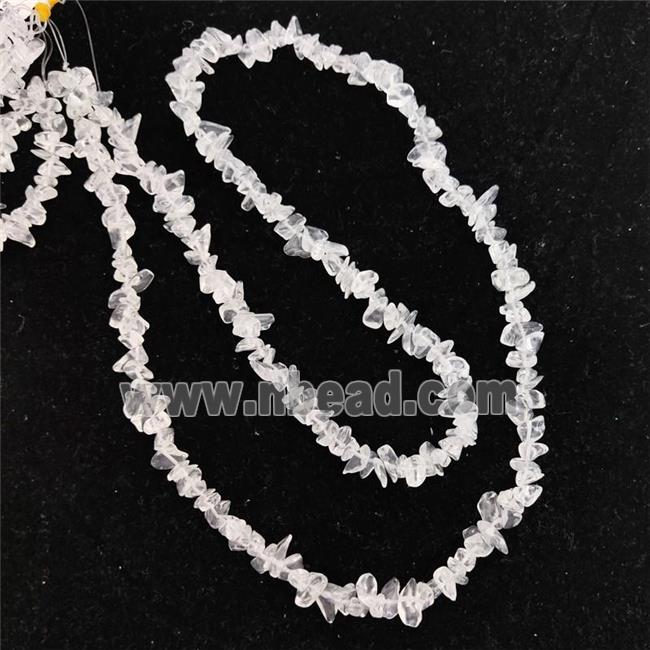 Clear Crystal Glass Chip Beads