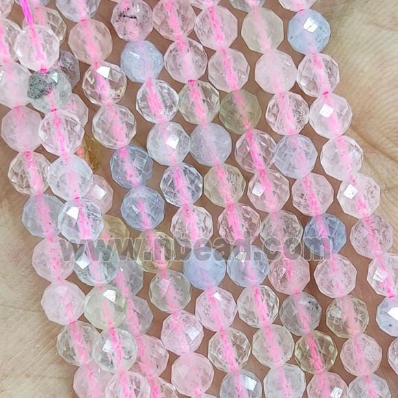 Pink Morganite Beads Faceted Round AA-Grade