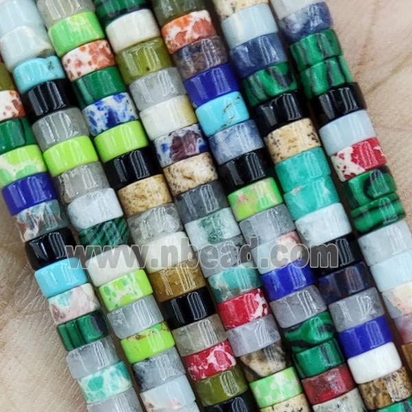 Synthetic Gemstone Heishi Beads Mixed
