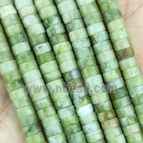 Green Jade Heishi Beads