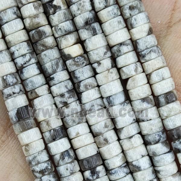 Zebradorite Feldspar Heishi Beads