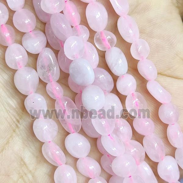 Pink Rose Quartz Beads Freeform