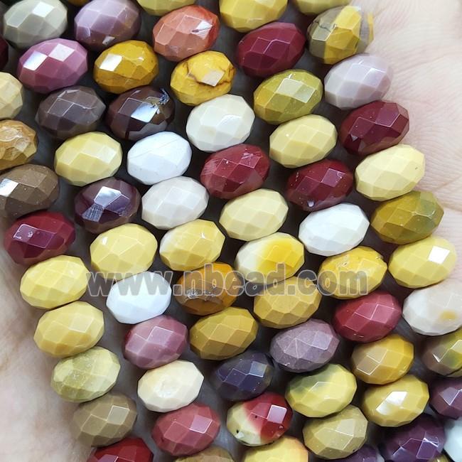 Mookaite Beads Faceted Rondelle