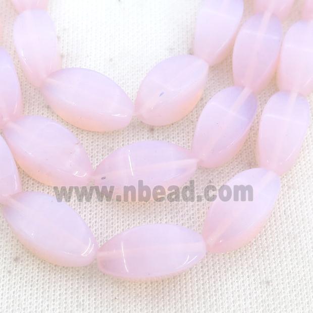 Pink Opalite Beads Carambole