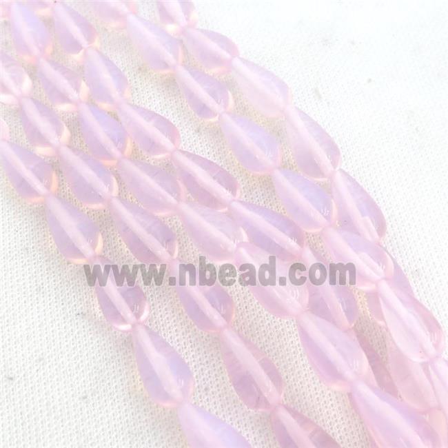Pink Opalite Beads Teardrop