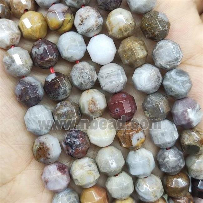 Zhuye Agate Prism Beads