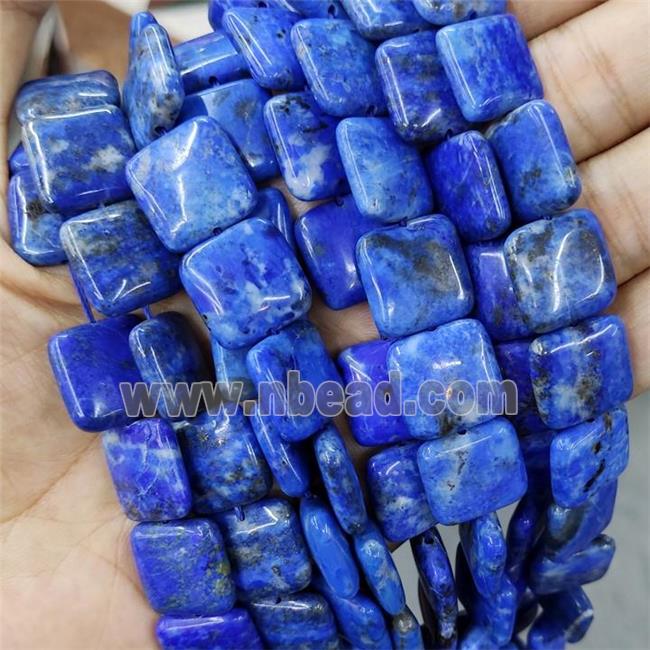 Natural Lapis Lazuli Beads Blue Square