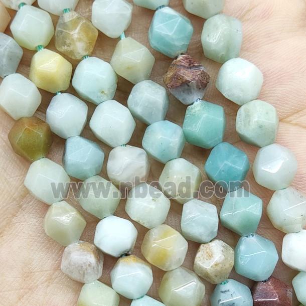 Multicolor Amazonite Beads Round Cut