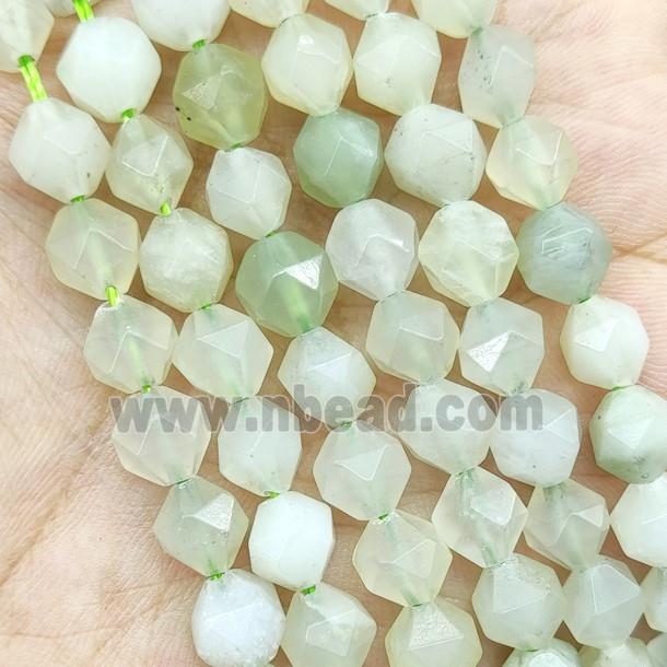 New Mountain Jade Beads Cut Round