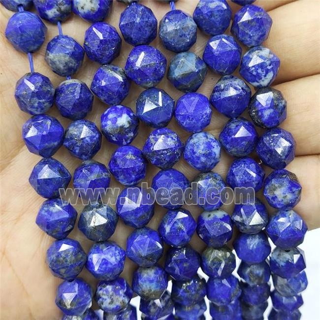 Natural Lapis Lazuli Beads Blue Cut Round Lazurite