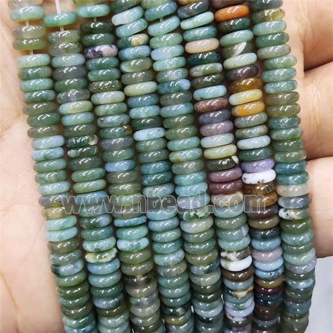 Natural Indian Agate Heishi Beads
