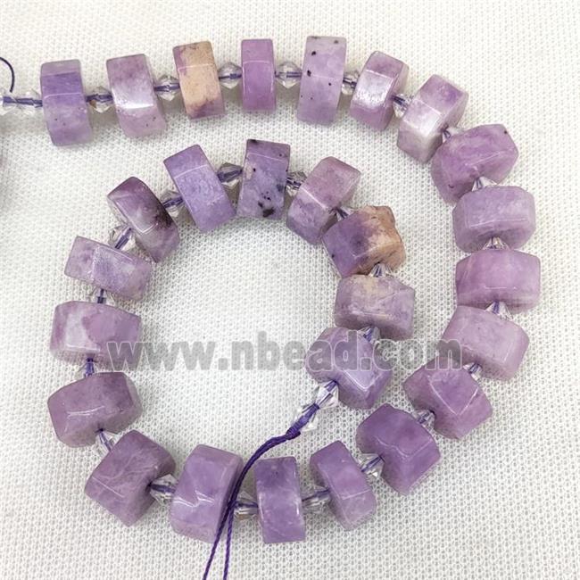 Kunzite Heishi Beads Cut Purple