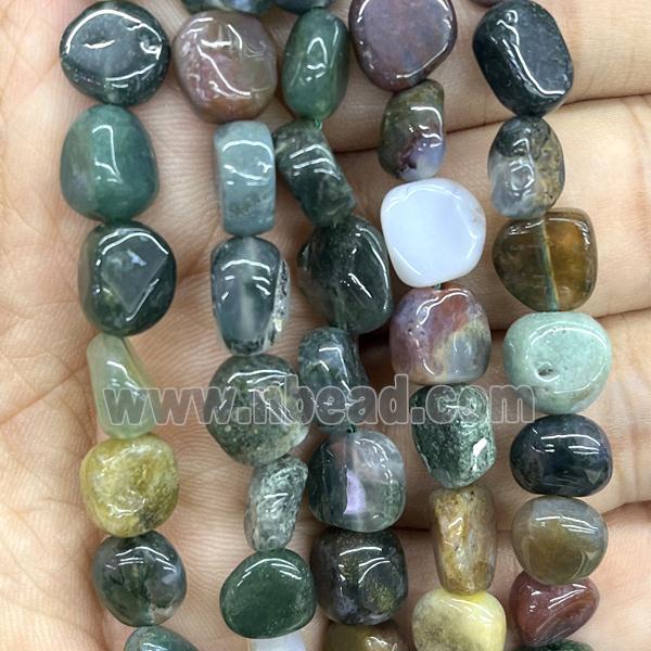 Natural Indian Agate Chip Beads Freeform