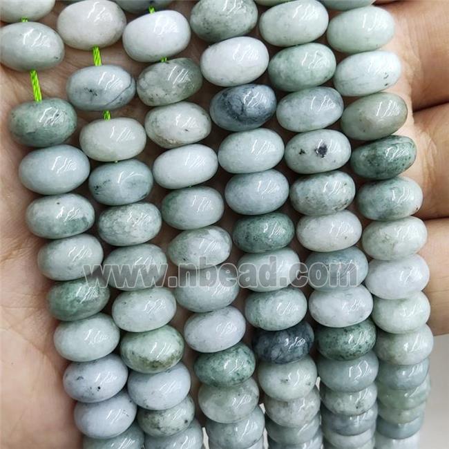Burmese Chrysoprase Beads Green Smooth Rondelle