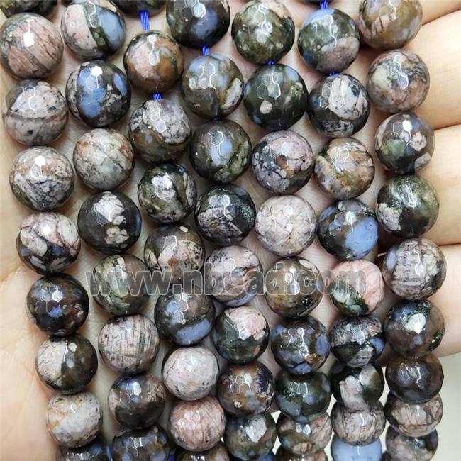 Natural Llanite Beads Faceted Round