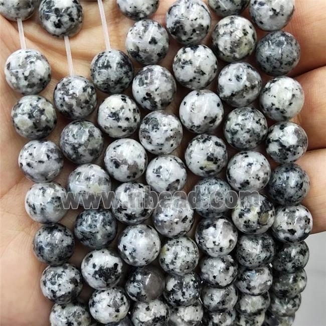 Marble Beads Smooth Round