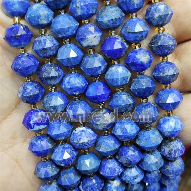 Natural Lapis Lazuli Beads Blue Cut Rondelle